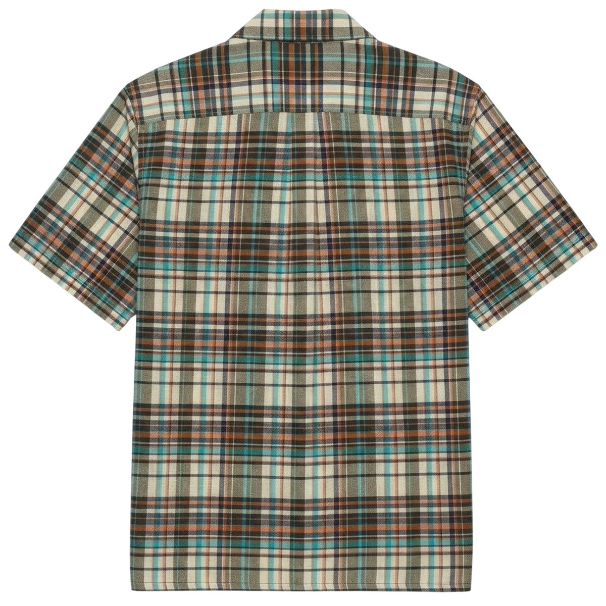Multicoloured - Back - Sebago Mens Harpswell Checked Madras Short-Sleeved Shirt