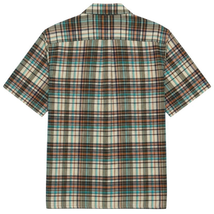 Multicoloured - Back - Sebago Mens Harpswell Checked Madras Short-Sleeved Shirt