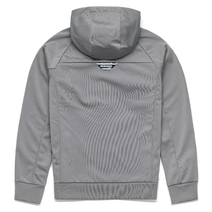 Grey - Lifestyle - Sebago Mens Crew Full Zip Hoodie
