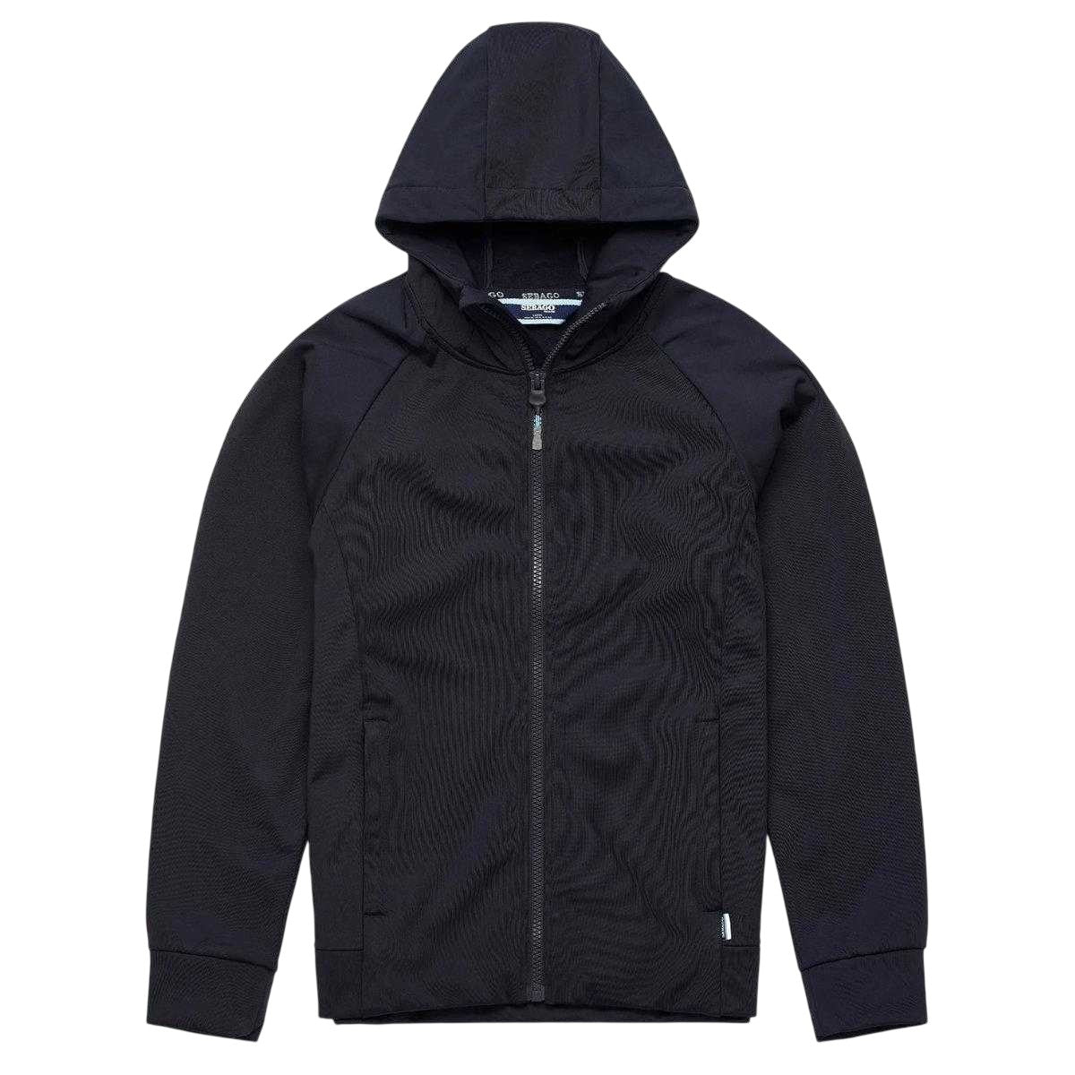 Grey - Front - Sebago Mens Crew Full Zip Hoodie