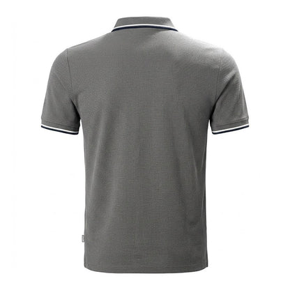 Grey - Back - Sebago Mens Berth Polo Shirt