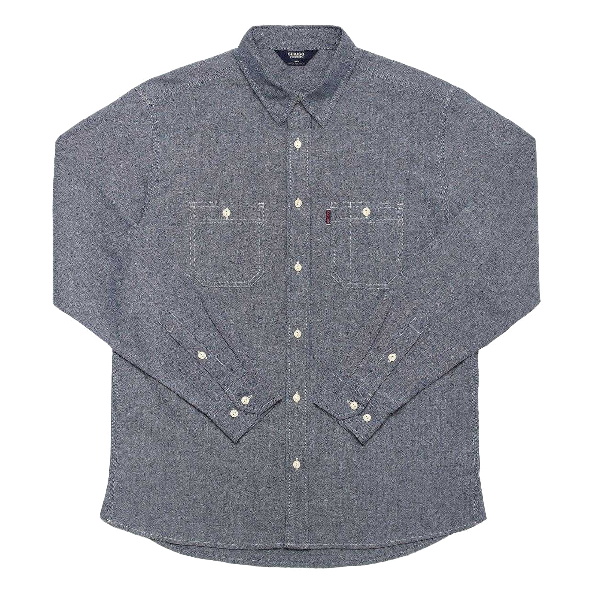 Blue Indigo - Front - Sebago Mens Sheetbend Shirt
