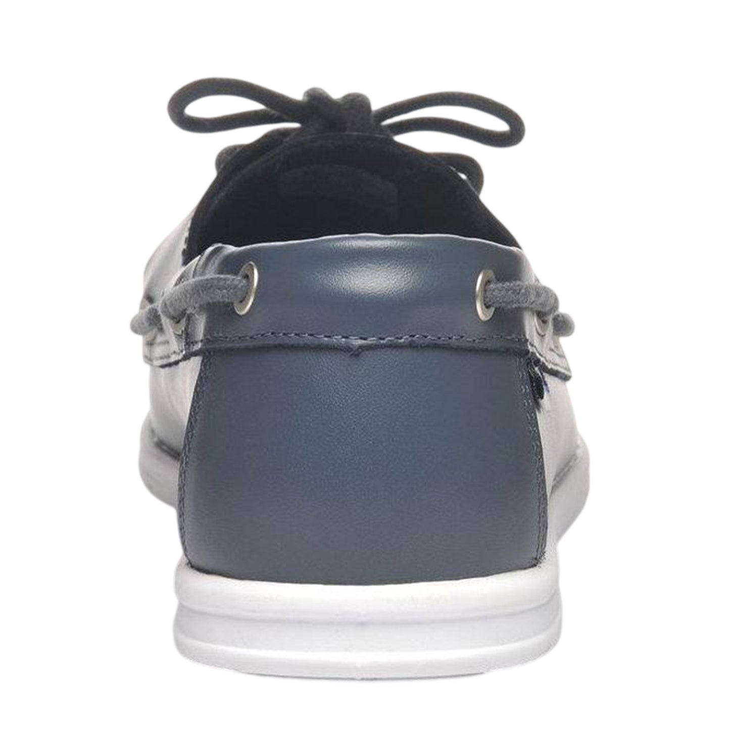 Blue Navy - Back - Sebago Mens Meridian Leather Boat Shoes