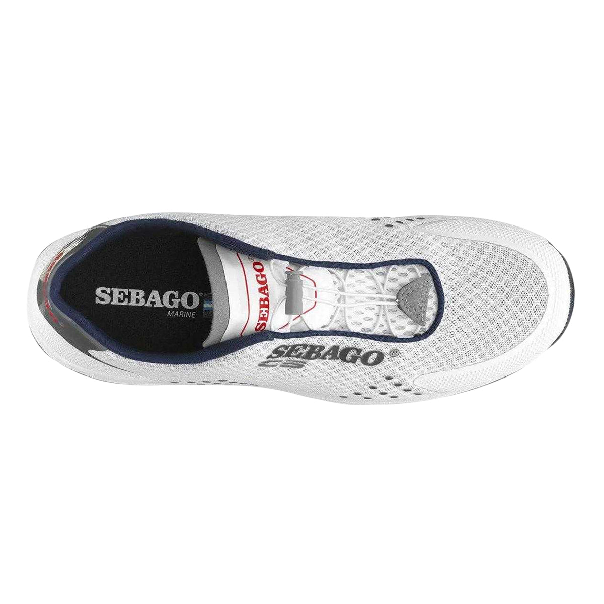 White - Lifestyle - Sebago Mens Cyphon Sea Sport Trainers