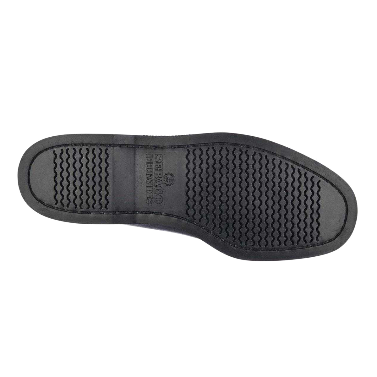Total Black - Pack Shot - Sebago Mens Dolphin Waxed Leather Loafers