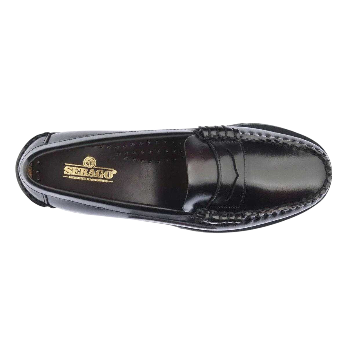 Brown-Burgundy - Lifestyle - Sebago Womens-Ladies Dan Lug Leather Loafers