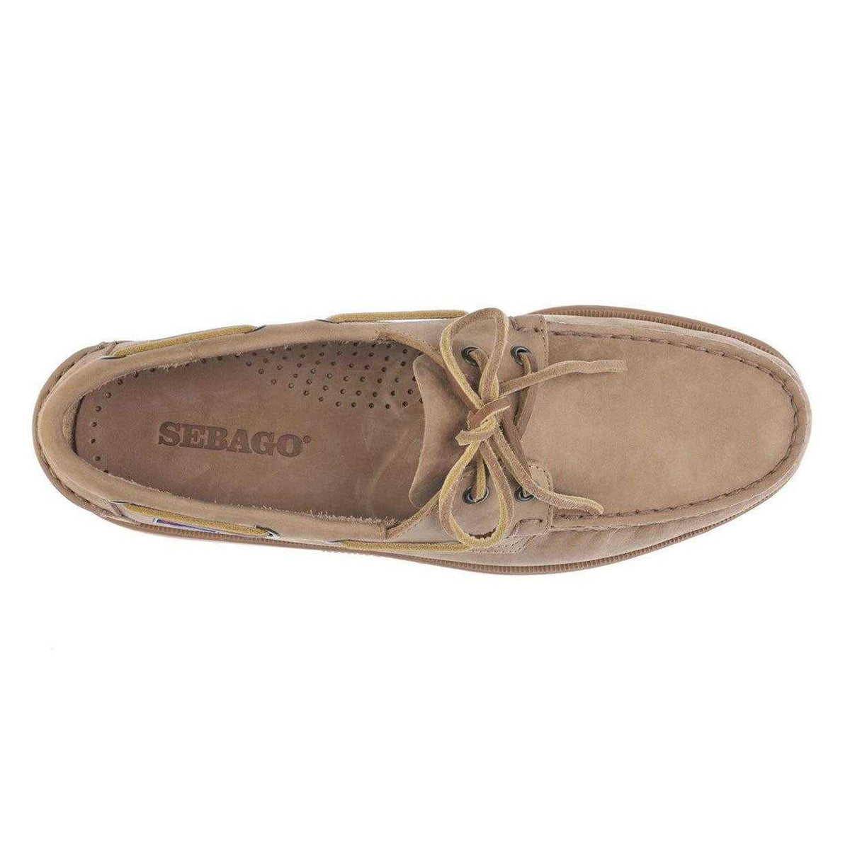Dark Beige - Lifestyle - Sebago Mens Dockside Portland Suede Boat Shoes