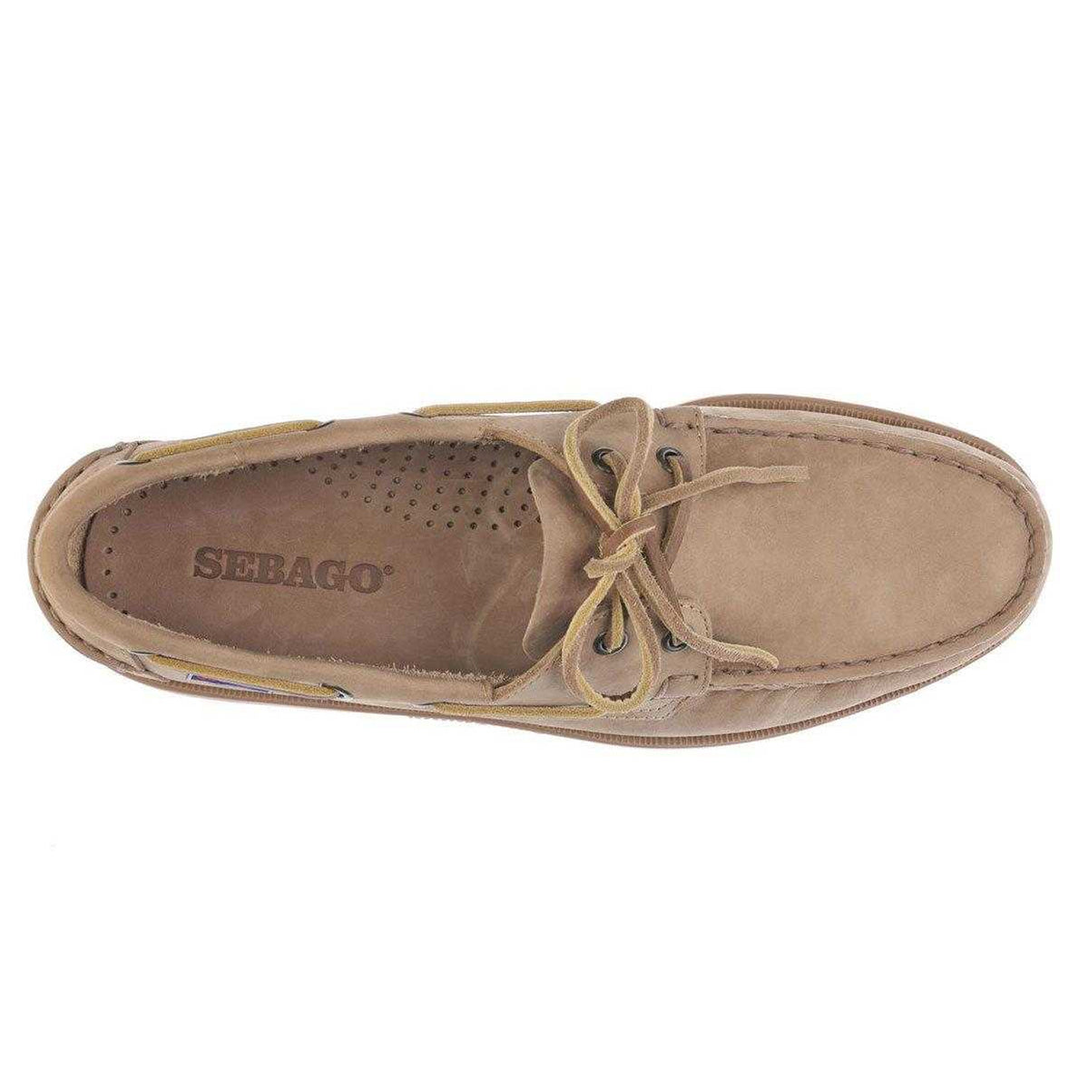Total Raw Beige - Lifestyle - Sebago Mens Dockside Portland Suede Boat Shoes