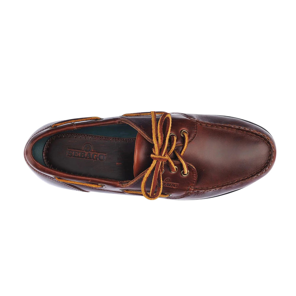Brown - Lifestyle - Sebago Mens Askook Lug Leather Moccasins