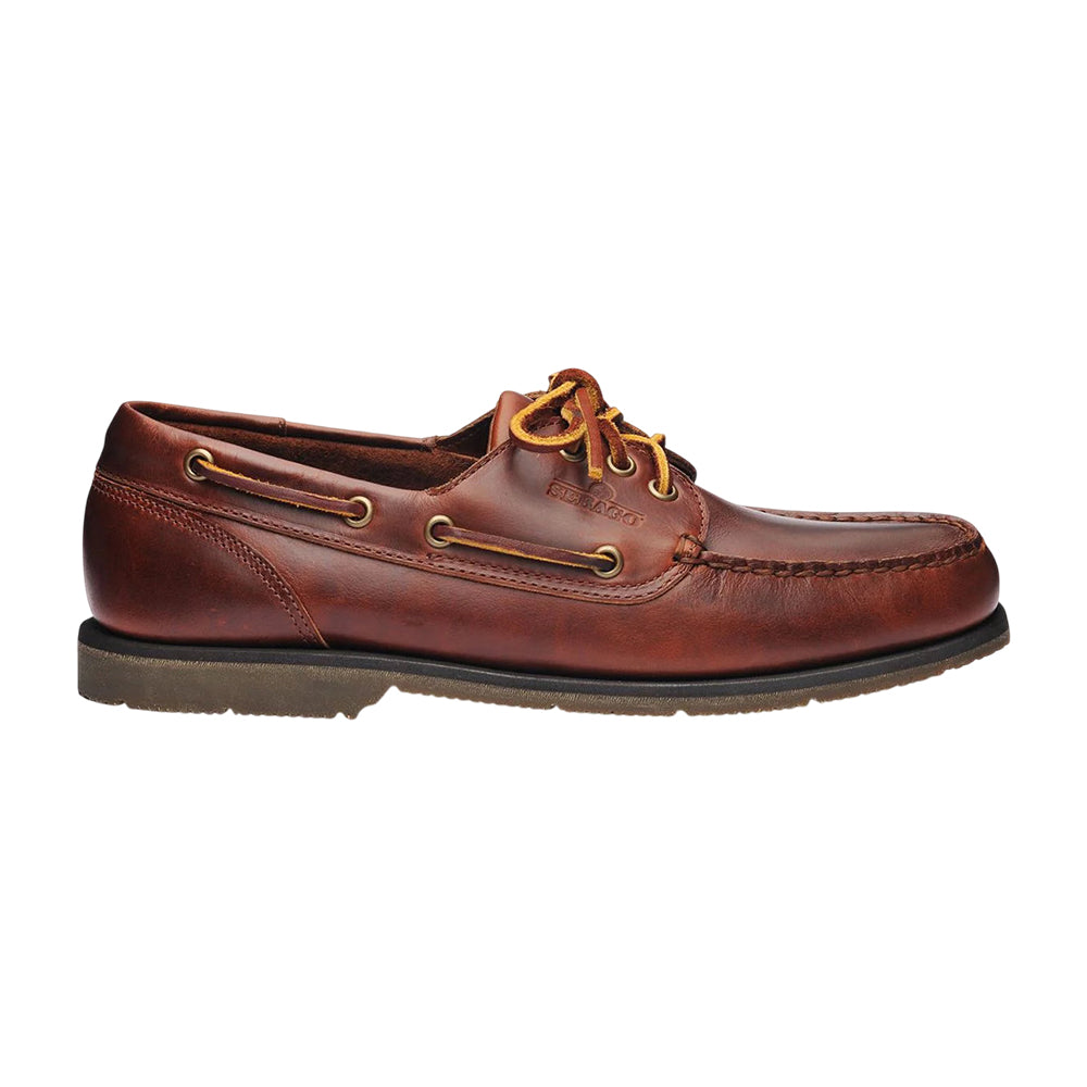 Brown - Front - Sebago Mens Askook Lug Leather Moccasins