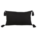 Black-White - Back - Something Different Dying to Go to Sleep Satin Cushion