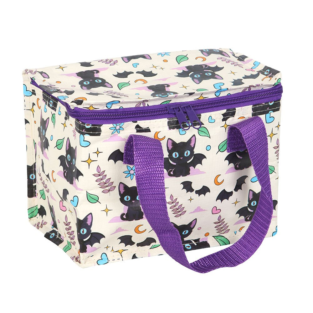 Multicoloured - Front - Something Different Cute and Creepy Batcat Lunch Bag
