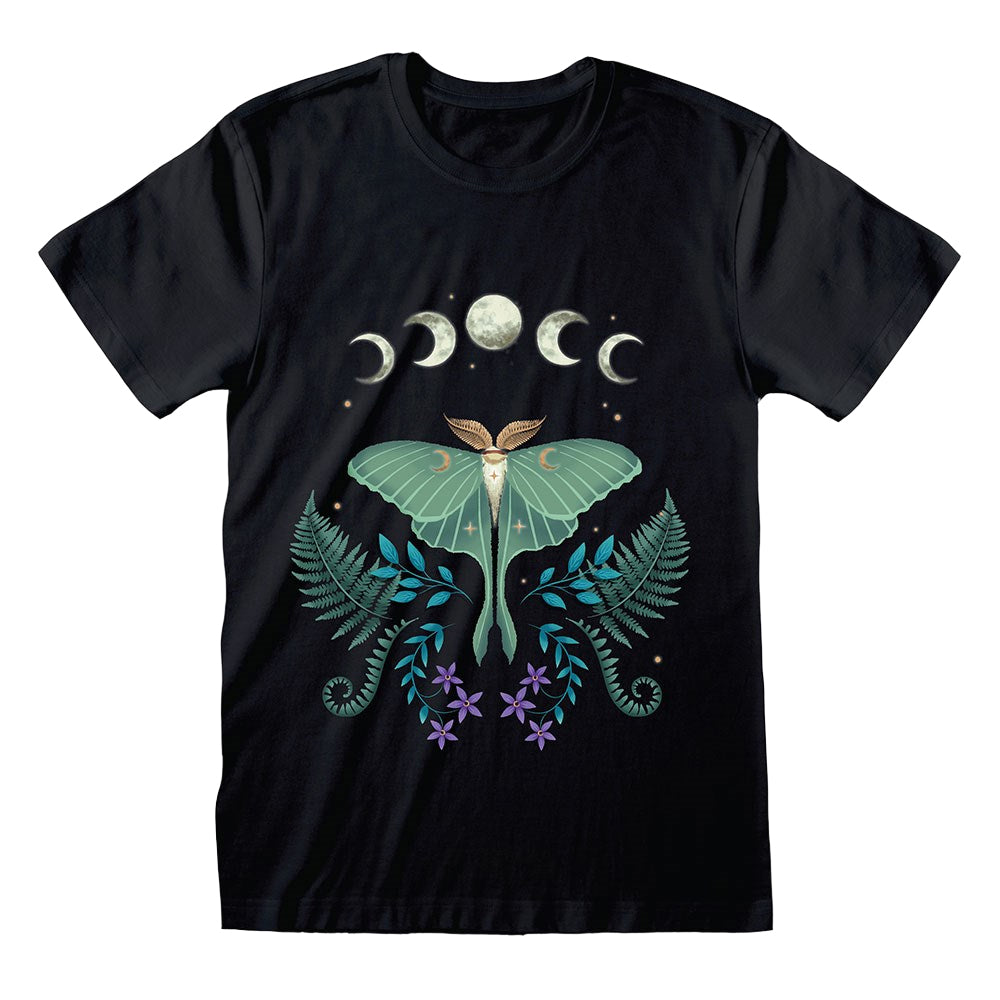Black - Front - Something Different Unisex Adult Luna Moth T-Shirt