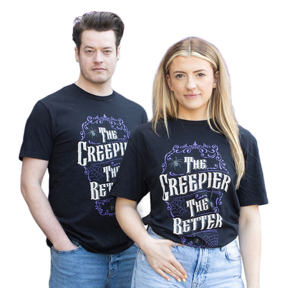Black - Lifestyle - Something Different Unisex Adult The Creepier The Better T-Shirt