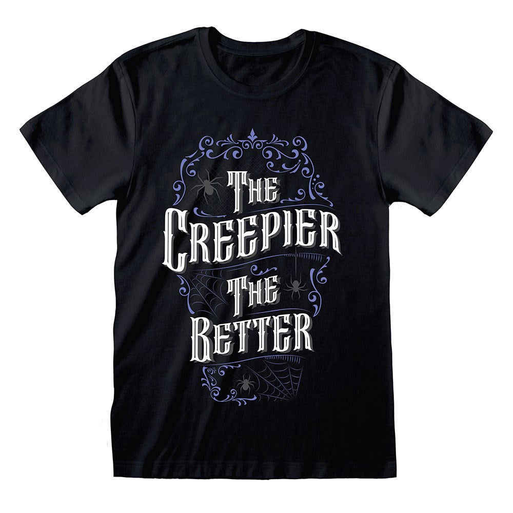 Black - Front - Something Different Unisex Adult The Creepier The Better T-Shirt