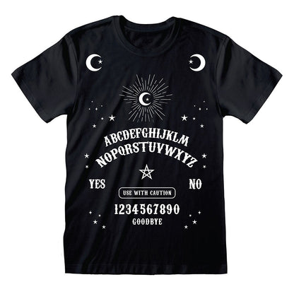 Black - Front - Something Different Unisex Adult Talking Board T-Shirt