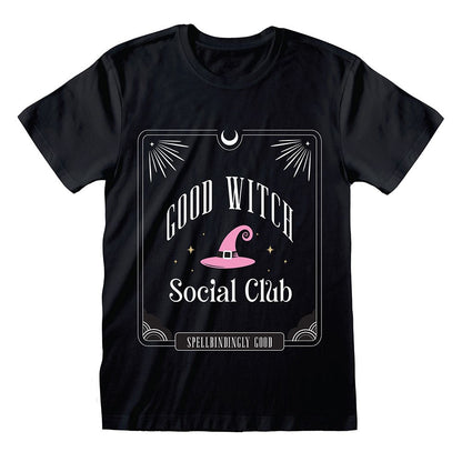 Black - Front - Something Different Unisex Adult Good Witch Social Club T-Shirt