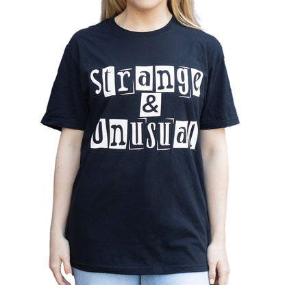 Black - Back - Something Different Unisex Adult Strange & Unusual T-Shirt