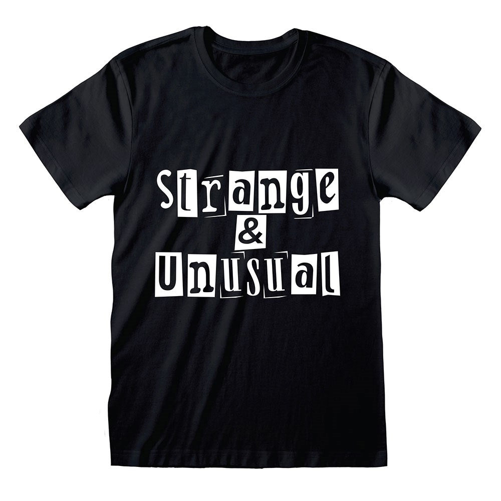 Black - Front - Something Different Unisex Adult Strange & Unusual T-Shirt