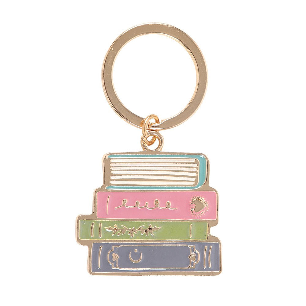 Multicoloured - Front - Something Different Book Worm Keyring
