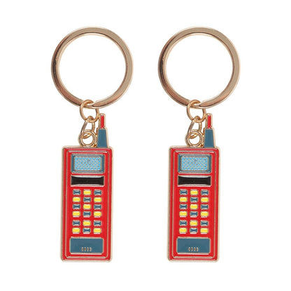 Red - Front - Something Different Walkie Talkie Keyring (Pack of 2)