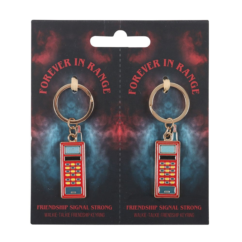 Red - Side - Something Different Walkie Talkie Keyring (Pack of 2)