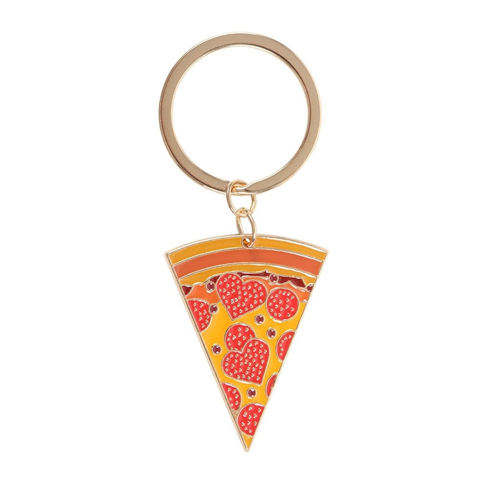 Yellow-Red - Front - Something Different Pizza Keyring