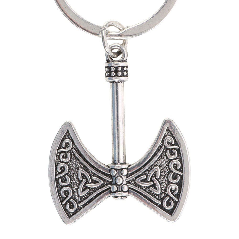 Silver - Back - Something Different Strength and Power Axe of Valor Keyring