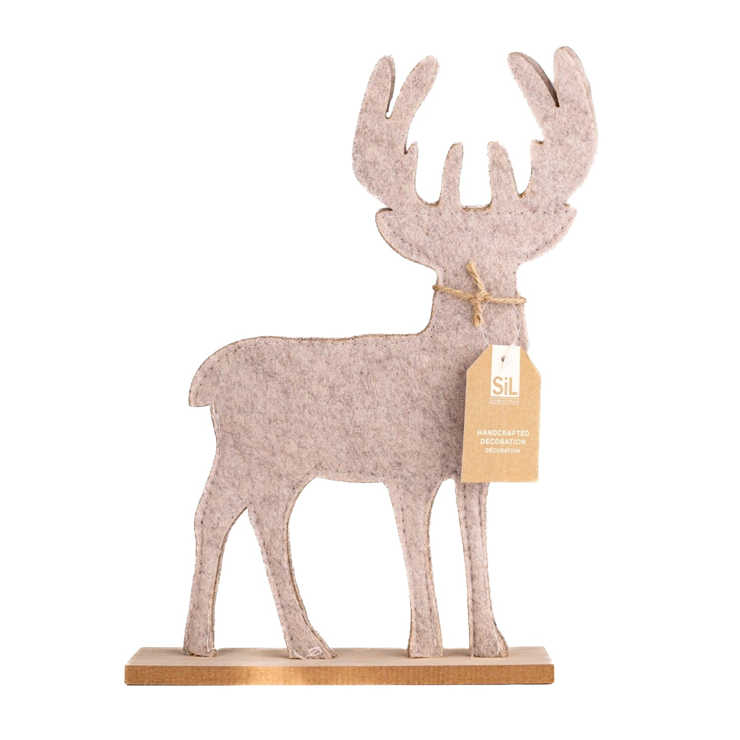 Brown - Back - Something Different Reindeer Decoration