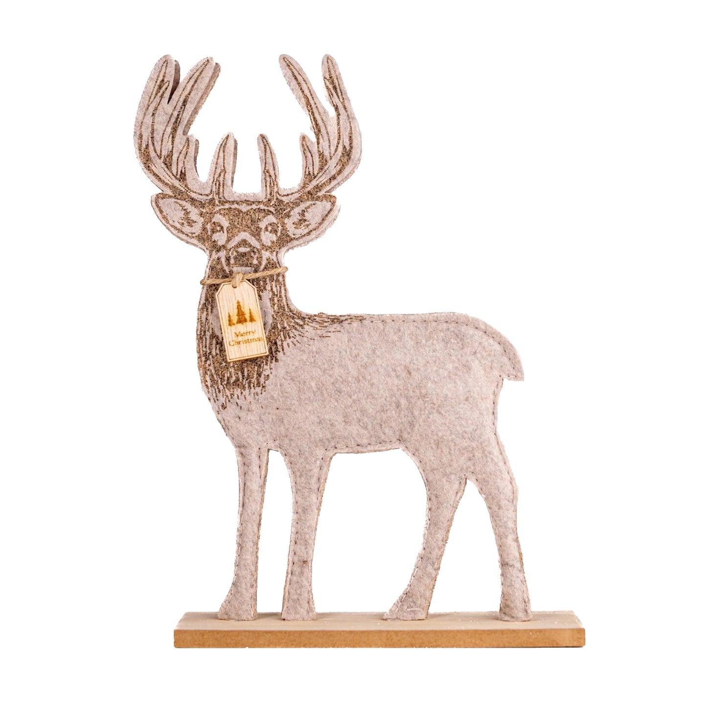 Brown - Front - Something Different Reindeer Decoration