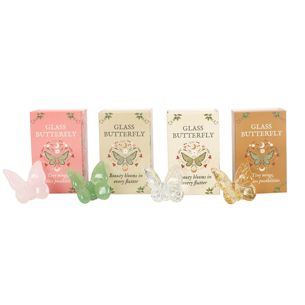 Pink-White-Yellow-Green - Side - Something Different Butterfly Charm (Pack of 24)