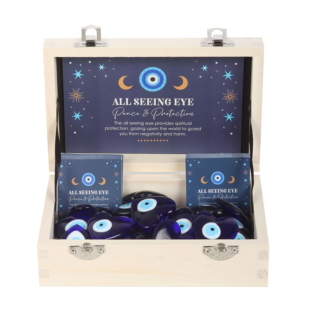 Blue - Front - Something Different All Seeing Eye Charm (Pack of 36)