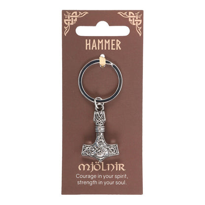 Silver - Side - Something Different Mjlinir Hammer Keyring