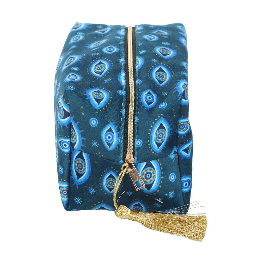 Blue - Side - Something Different All Seeing Eye Toiletry Bag