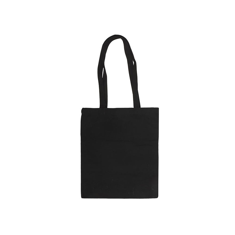 Black-White - Back - Something Different Support Your Local Witch Coven Polycotton Tote Bag