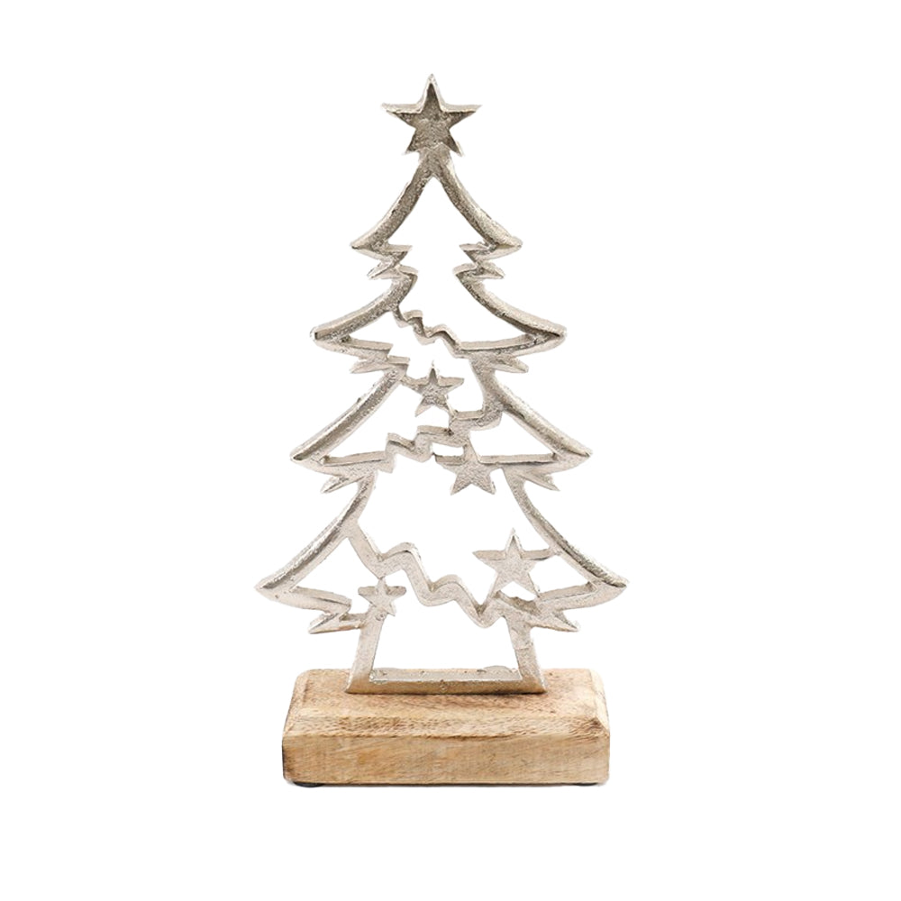 Silver - Front - Something Different Christmas Tree Ornament