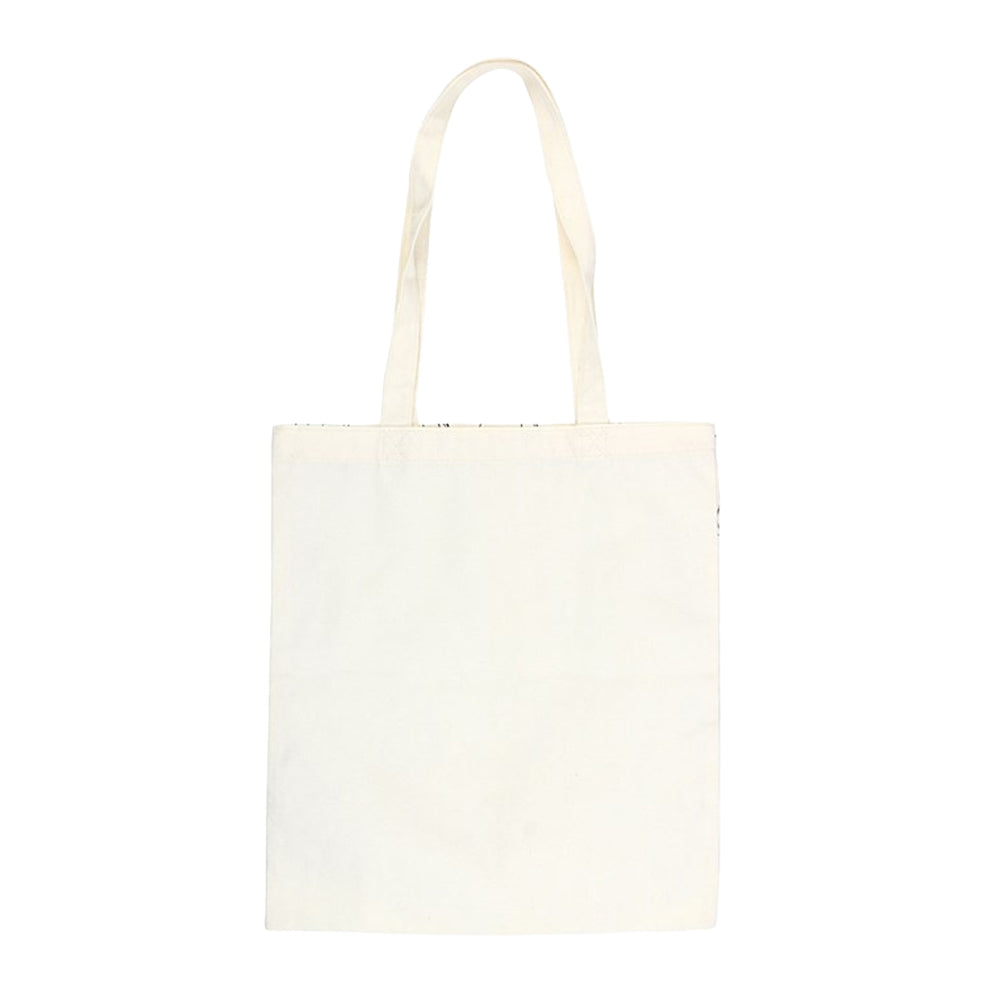 White - Back - Something Different Cat Polycotton Tote Bag