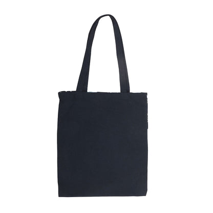 Black - Back - Something Different Moon Tote Bag