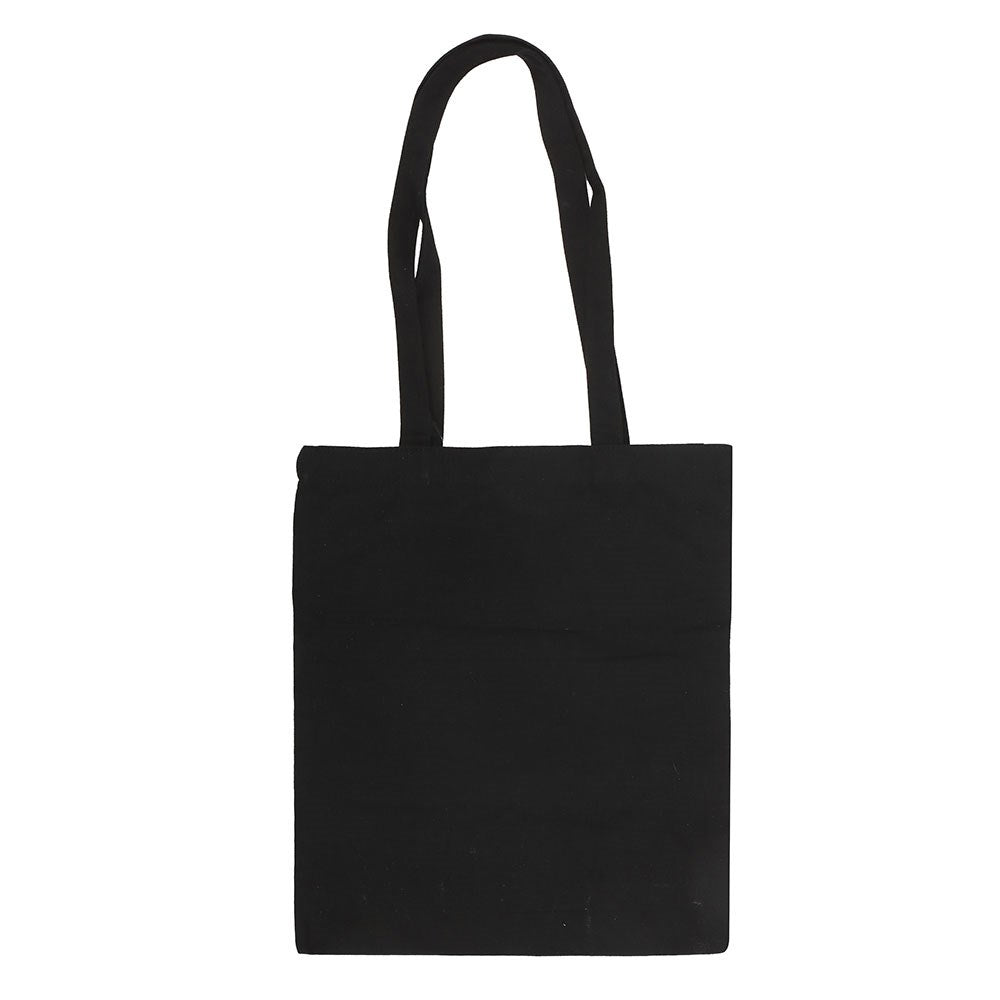 Maroon-Black - Back - Something Different Dark Romance Floral Tote Bag