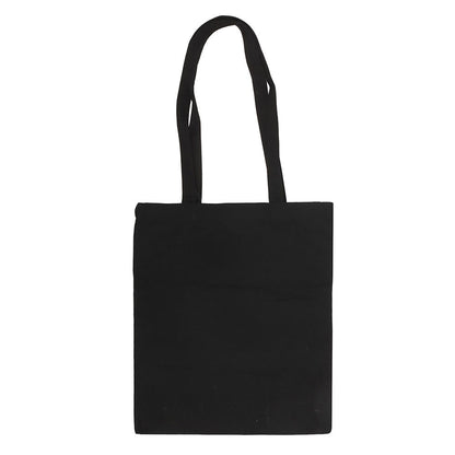 Maroon-Black - Back - Something Different Dark Romance Floral Tote Bag