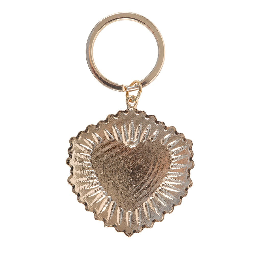 Red - Back - Something Different Sacred Heart Keyring