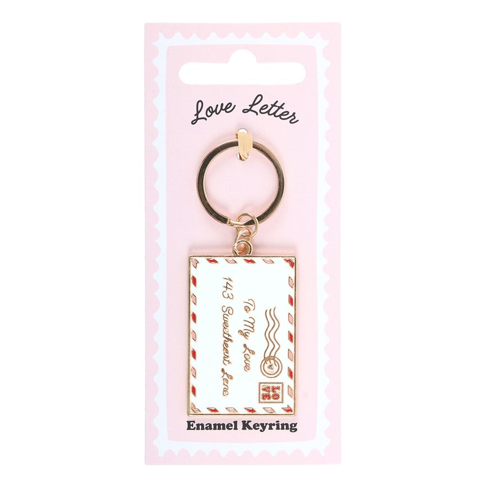White - Side - Something Different The Love Letter Keyring