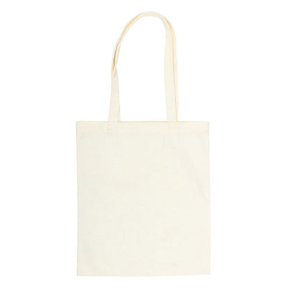 White - Back - Something Different Folk Print Polycotton Tote Bag