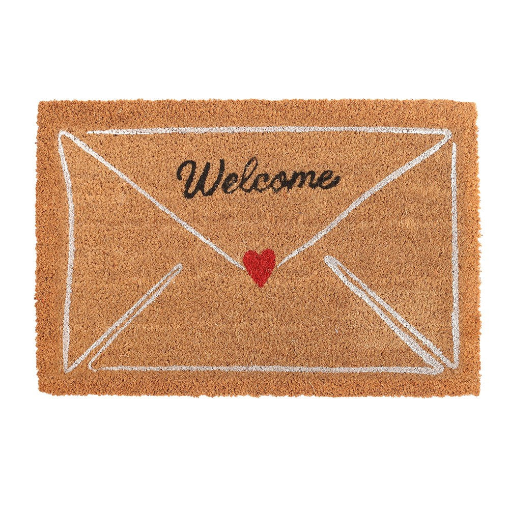 Natural - Front - Something Different Love Letter Valentine´s Day Door Mat
