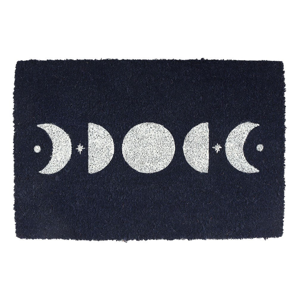 Dark Blue - Front - Something Different Moon Phases Door Mat
