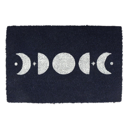 Dark Blue - Front - Something Different Moon Phases Door Mat