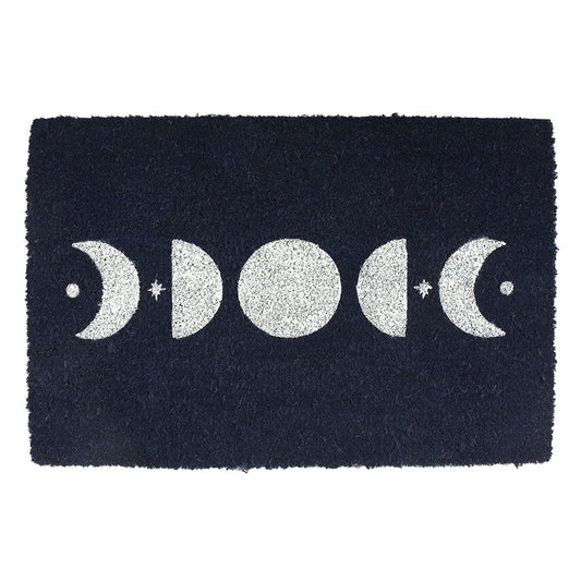 Dark Blue - Front - Something Different Moon Phases Door Mat