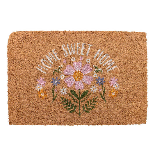 Natural-Daisy - Front - Something Different Home Sweet Home Door Mat