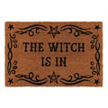 Brown - Front - Something Different Witch Is In Door Mat