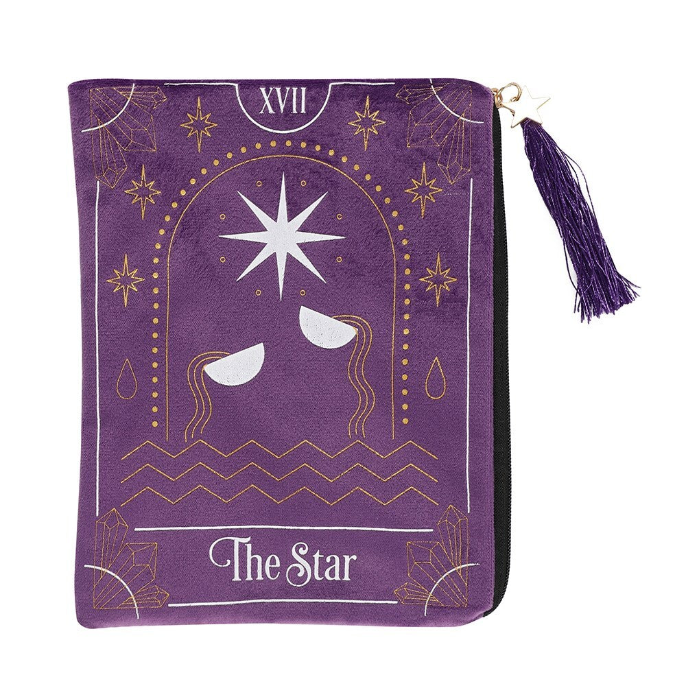 Purple - Front - Something Different The Star Zipper Pouch